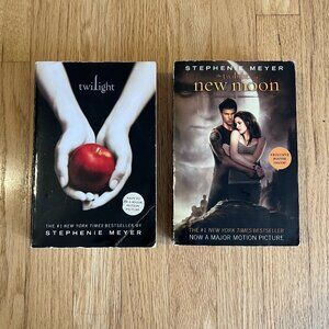Twilight & New Moon by Stephenie Meyer Paperback Books